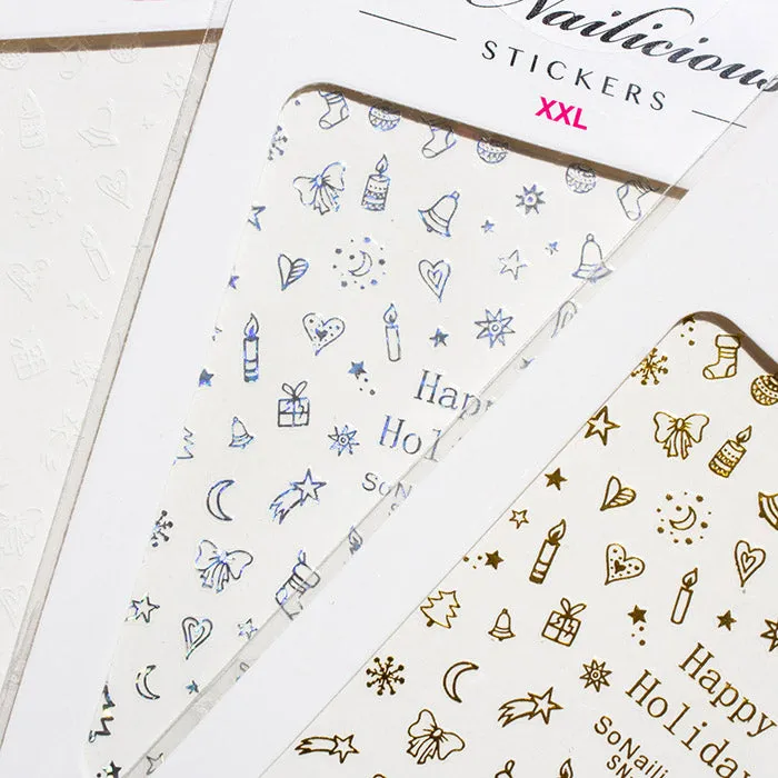 All-In-One MERRY CHRISTMAS 2023 Nail Sticker Set - SAVE 35% - ONLY 1 LEFT!