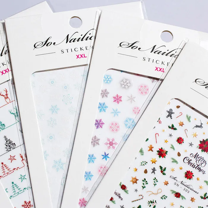 All-In-One MERRY CHRISTMAS 2023 Nail Sticker Set - SAVE 35% - ONLY 1 LEFT!