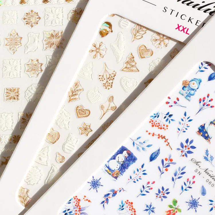All-In-One MERRY CHRISTMAS 2023 Nail Sticker Set - SAVE 35% - ONLY 1 LEFT!