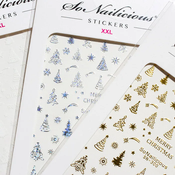 All-In-One MERRY CHRISTMAS 2023 Nail Sticker Set - SAVE 35% - ONLY 1 LEFT!