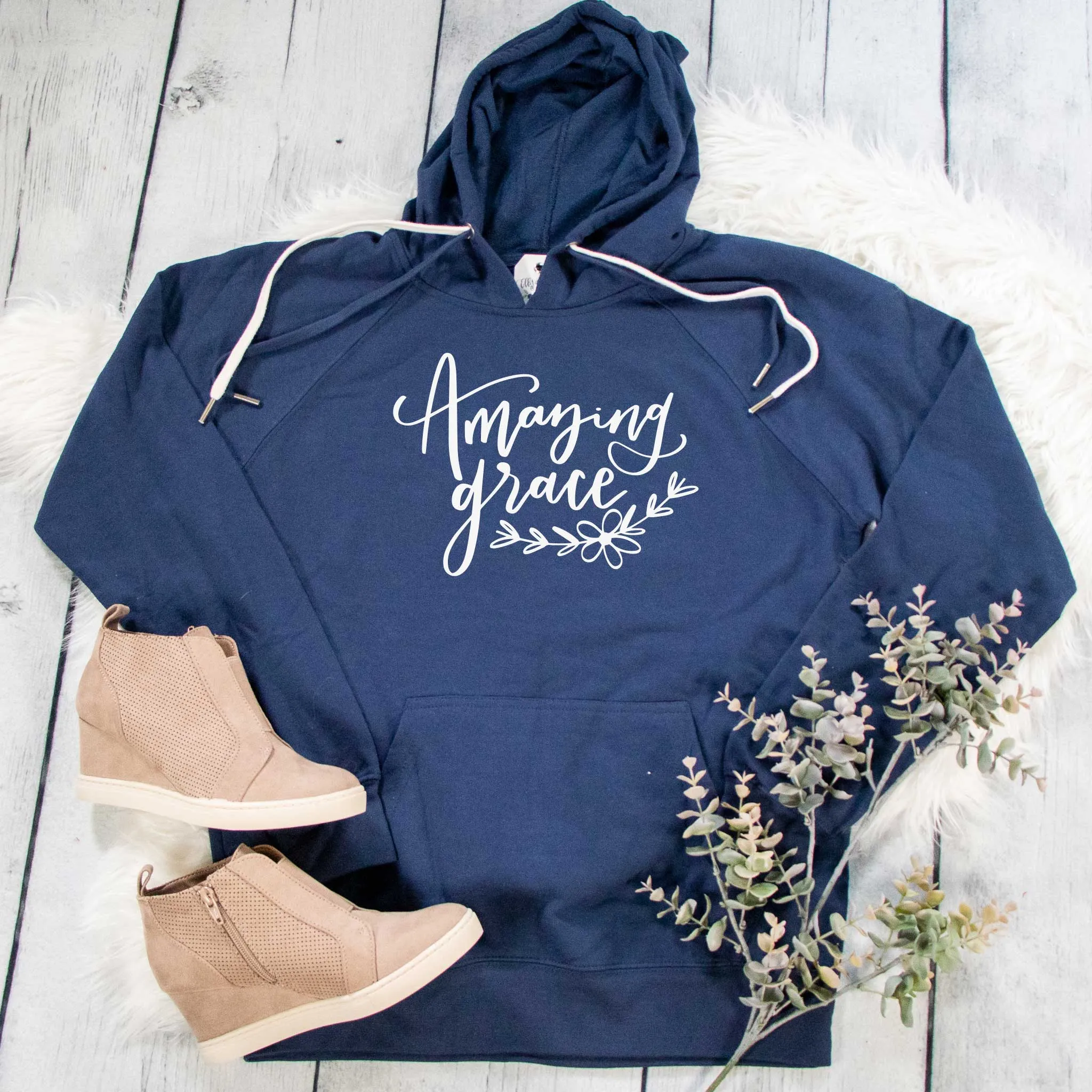 Amazing Grace Lightweight Terry Hoodie