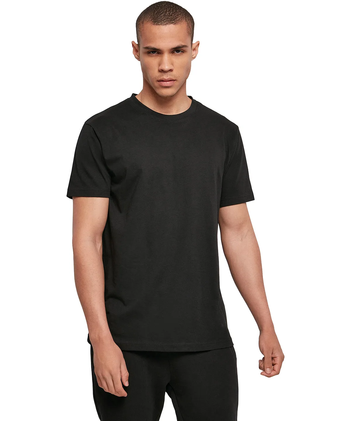 Bottle Green - Basic round neck tee