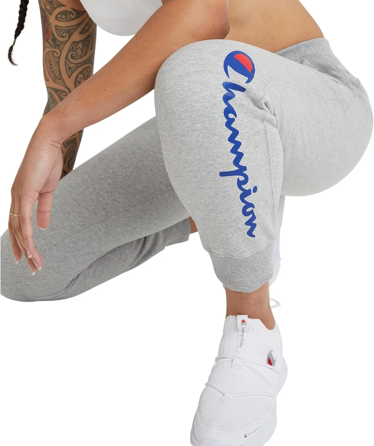 Champion Women's Joggers, Powerblend, Fleece Joggers, Comfortable Pants for Women, 29" (Plus Size Available)