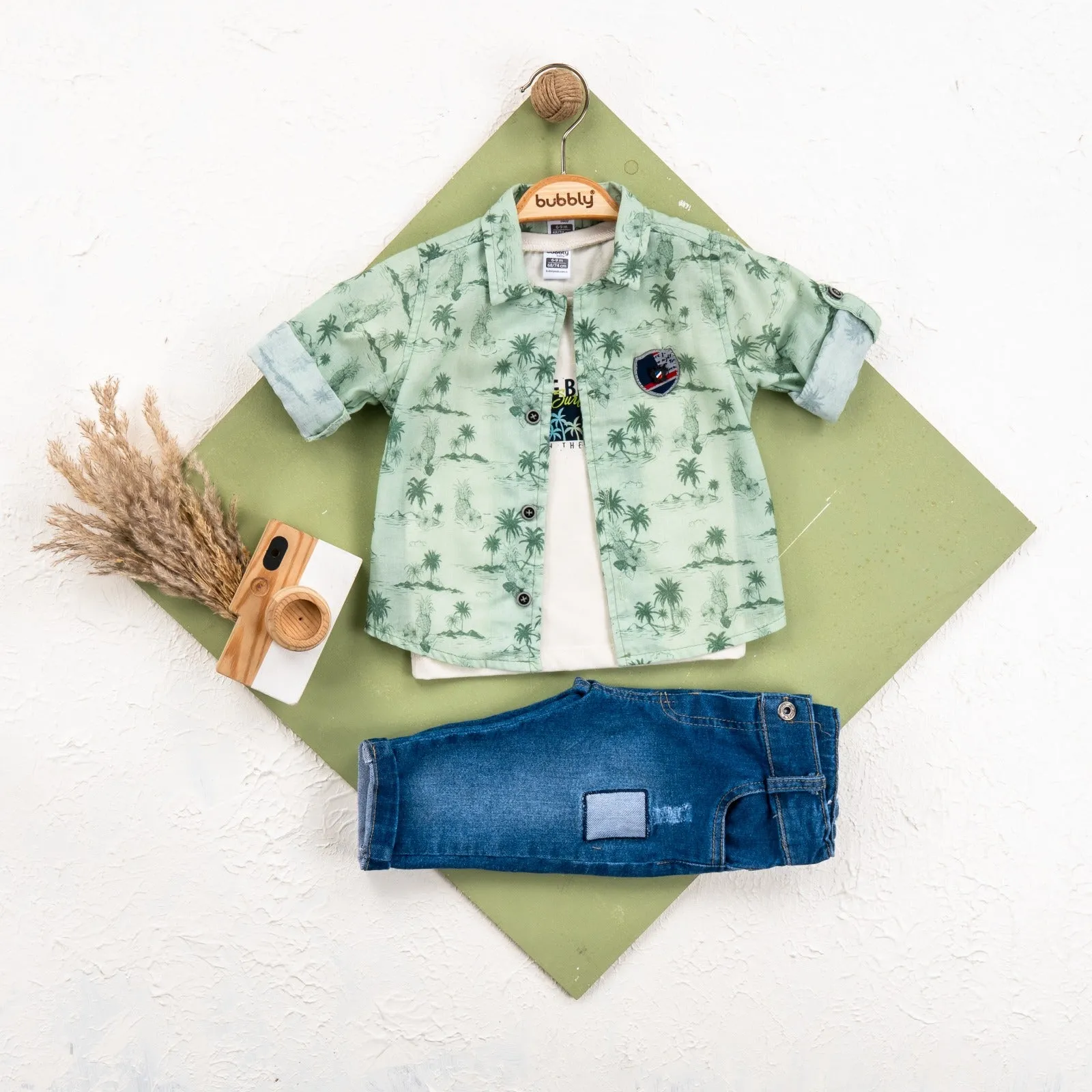 Trendy Chill Champ Boys Casual Outfit Set with Stylish Accessories