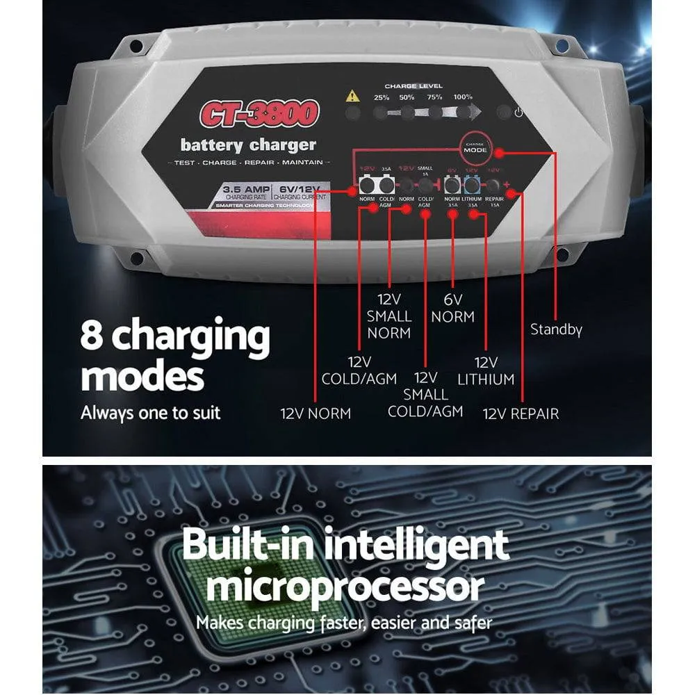 CT-3800 High-Performance 3.5A Battery Charger