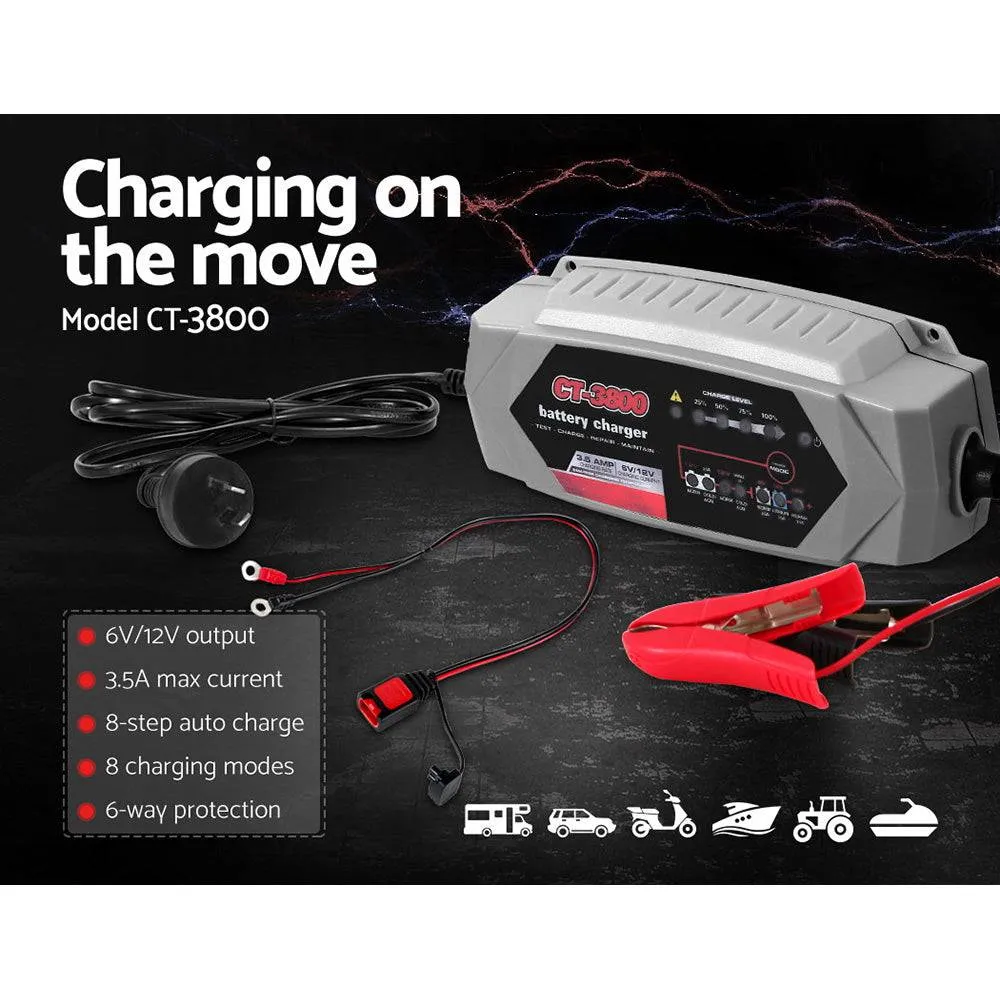 CT-3800 High-Performance 3.5A Battery Charger