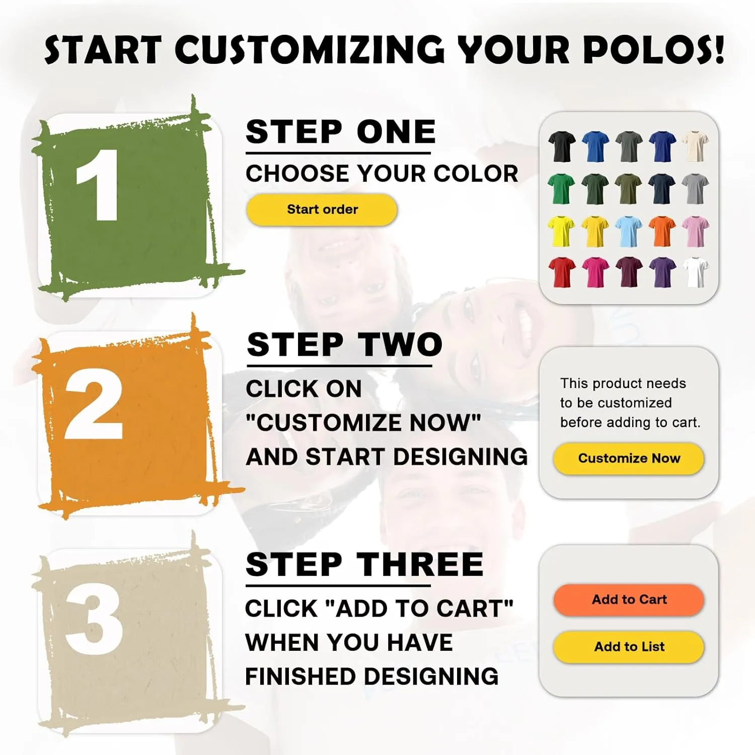 Custom T Shirts, Customized Your Own Crewneck Tee Shirt, Personalized Design Image/Text/Photo Cotton Tshirt, Men Women