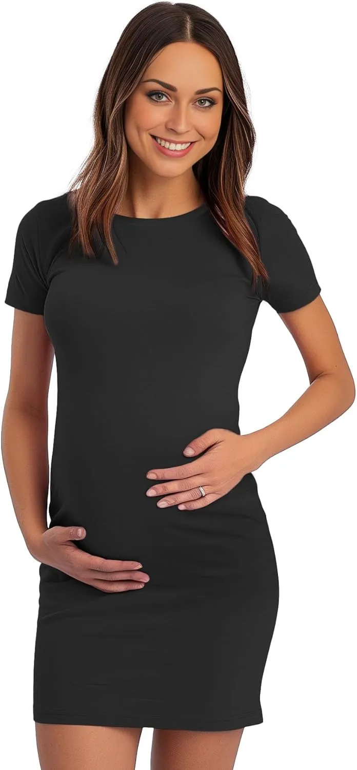 Decrum Women's Maternity Shirts - Pregnancy Maternity Dress Soft and Comfortable for Pregnant Women