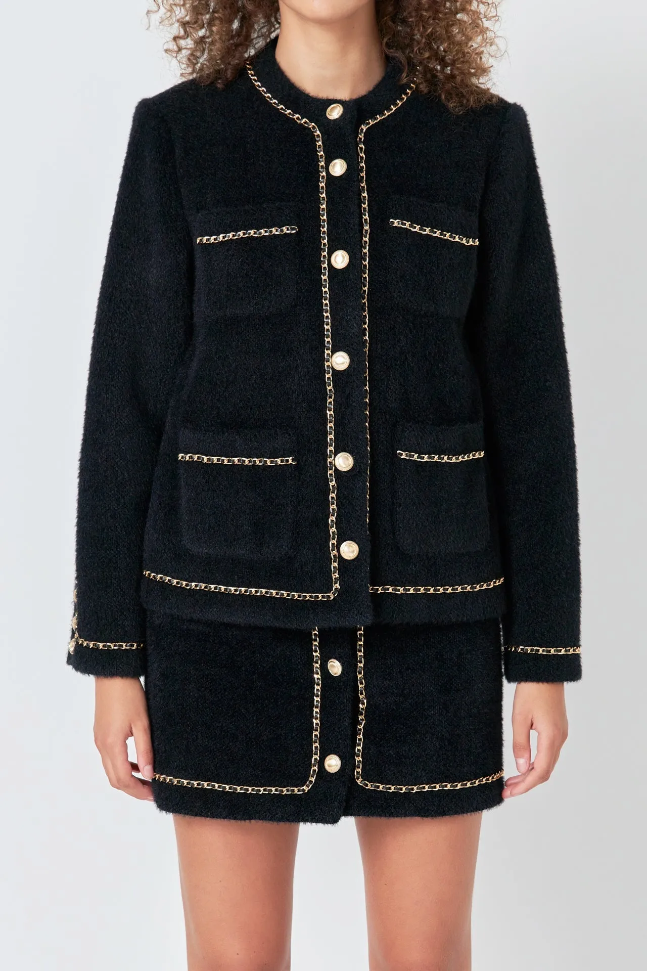 Endless Rose - Chain Trimmed Jacket