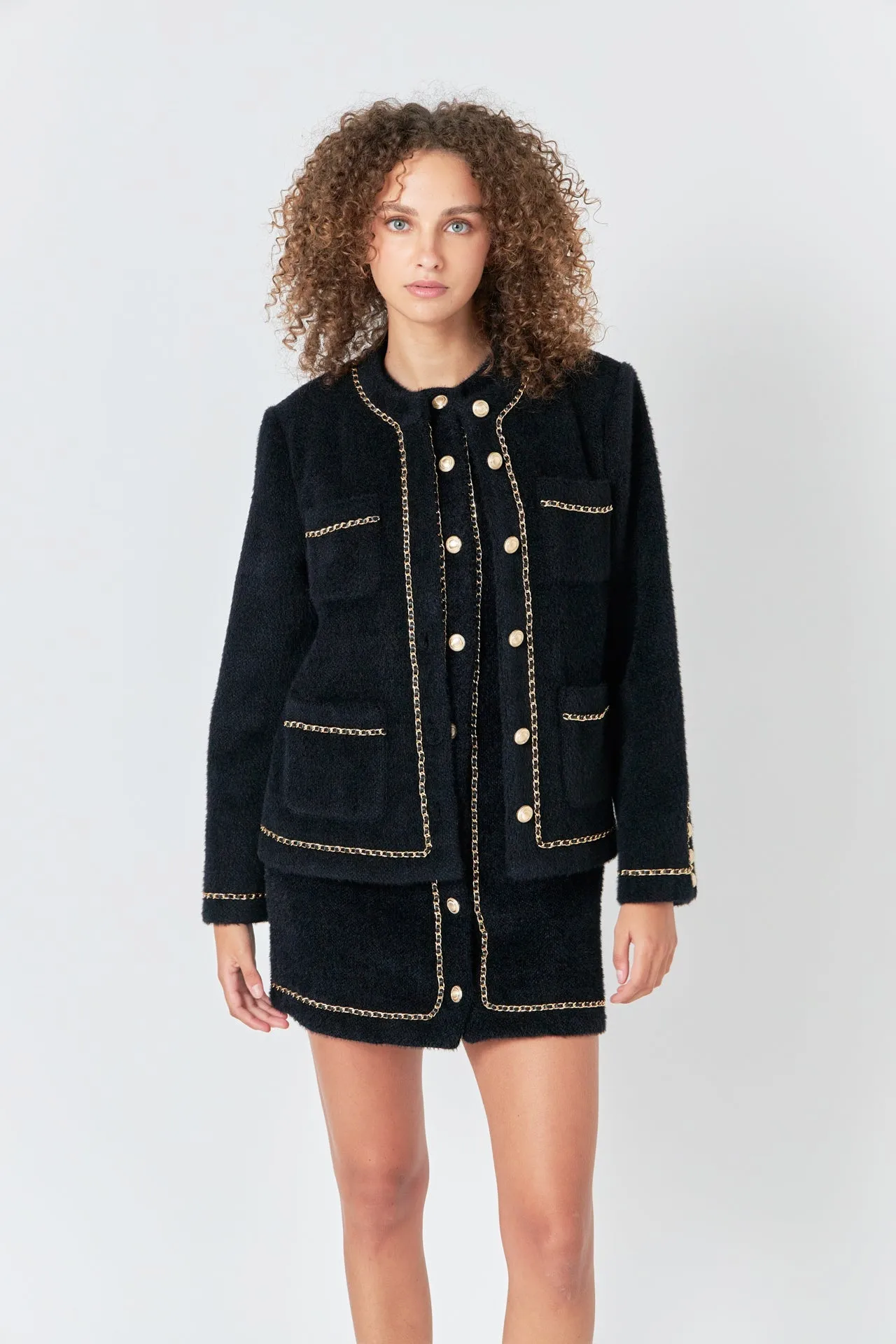 Endless Rose - Chain Trimmed Jacket