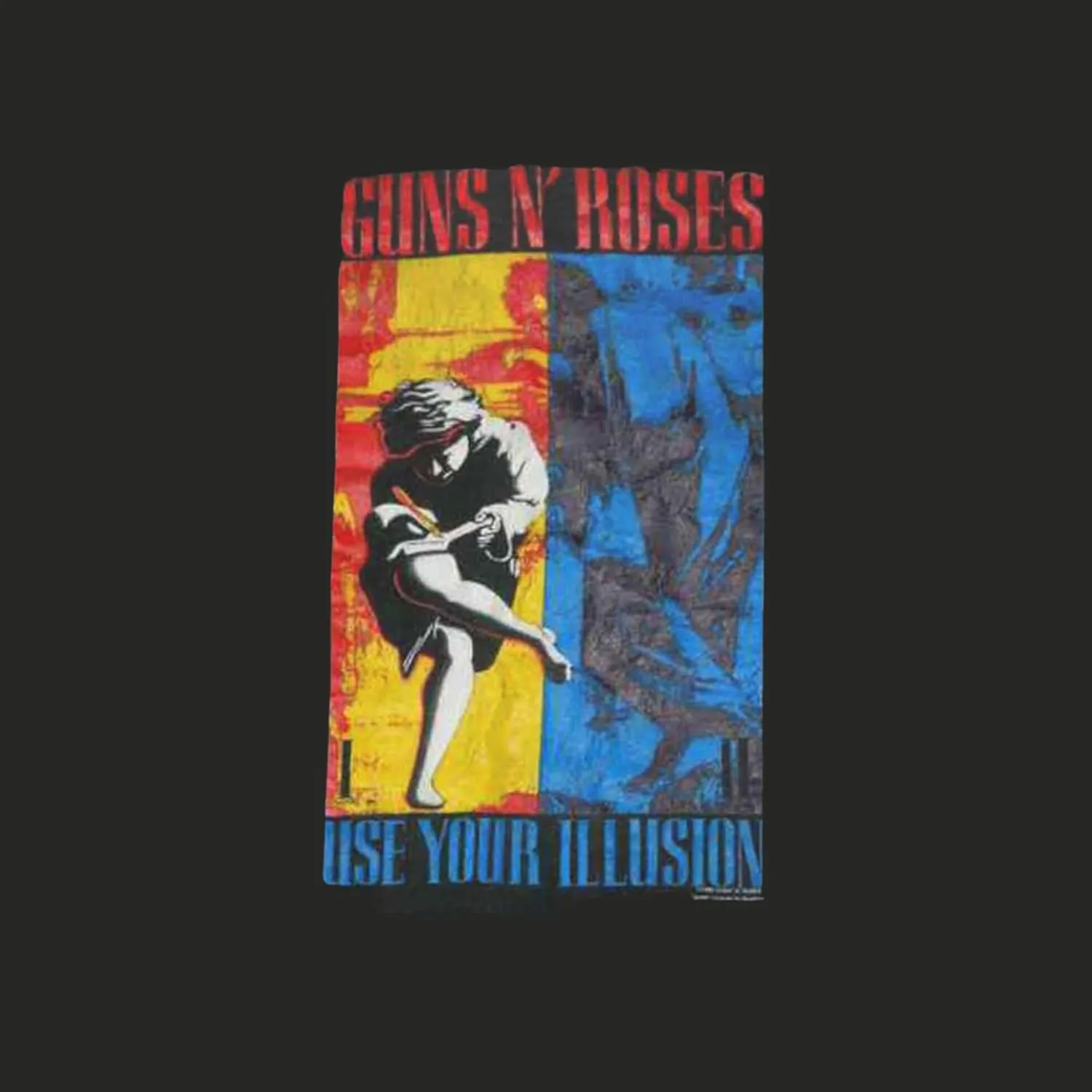 Guns N' Roses Use Your Illusion '91 Adult Short Sleeve T Shirt Vintage Style 90s Music Graphic Tees