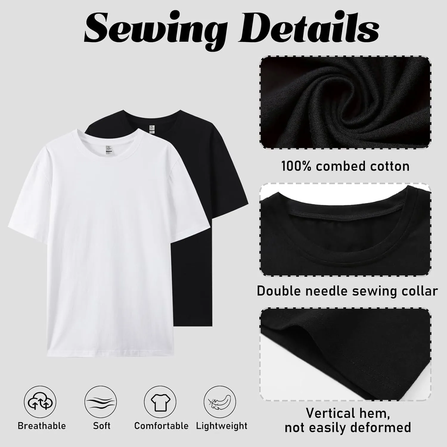 ISUNMEA Custom T-Shirts for Men Women, Custom Tees Shirt Design Your Own, Personalized Photo/Text T-Shirt