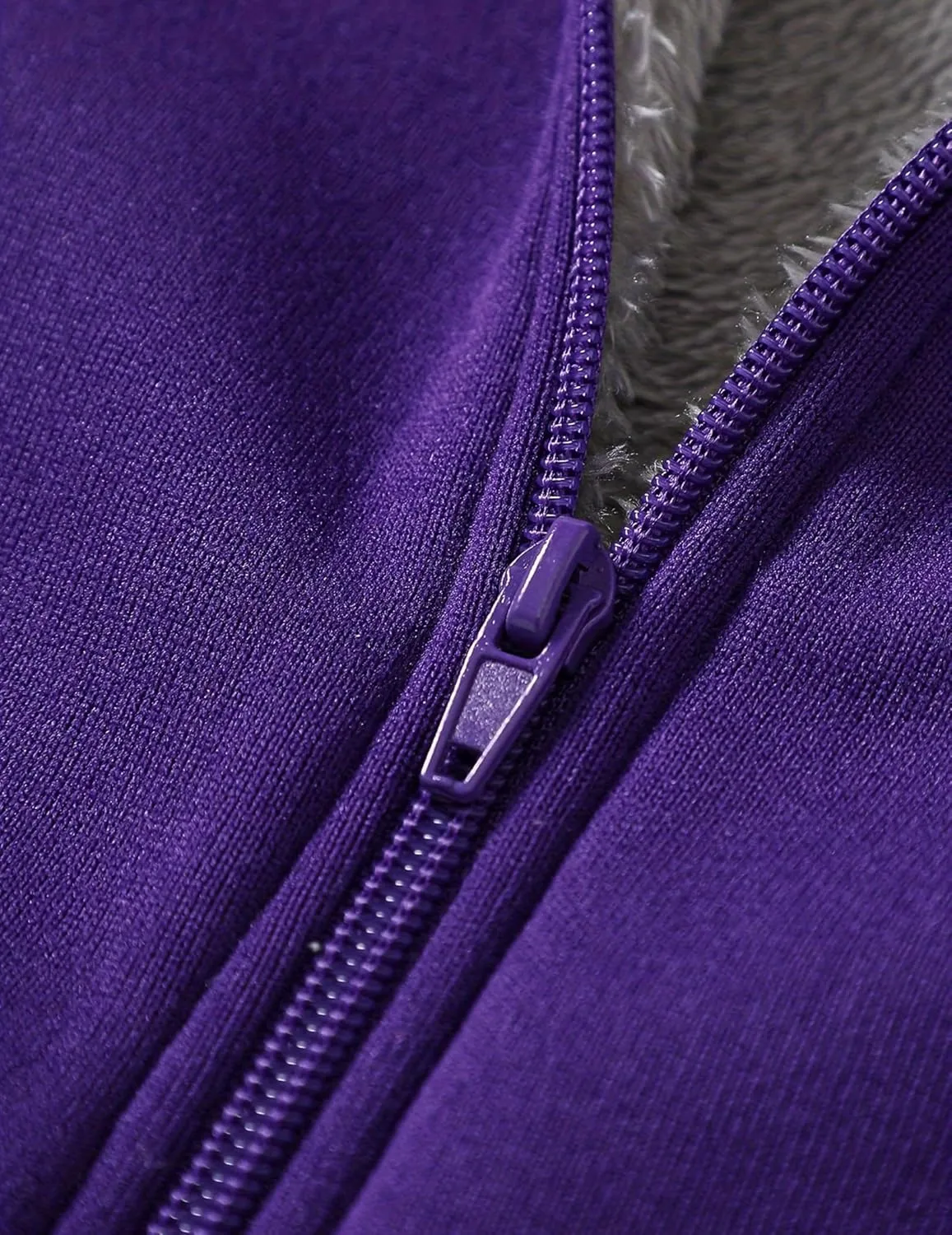 Kids Zip-Up Hooded for Boys Sherpa Lined Jacket Winter Outdoor Sweatshirt Warm Coat 3-14 Years