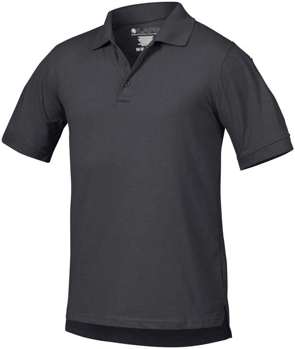 LAPG Men's Operator Tactical Short Sleeve Polo Shirt, Lightweight & Comfortable Anti-Wrinkle Uniform Polo Shirt for Men