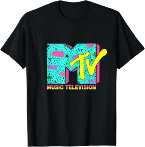 Mademark x MTV - The official MTV Logo with wild colors and a funky design T-Shirt