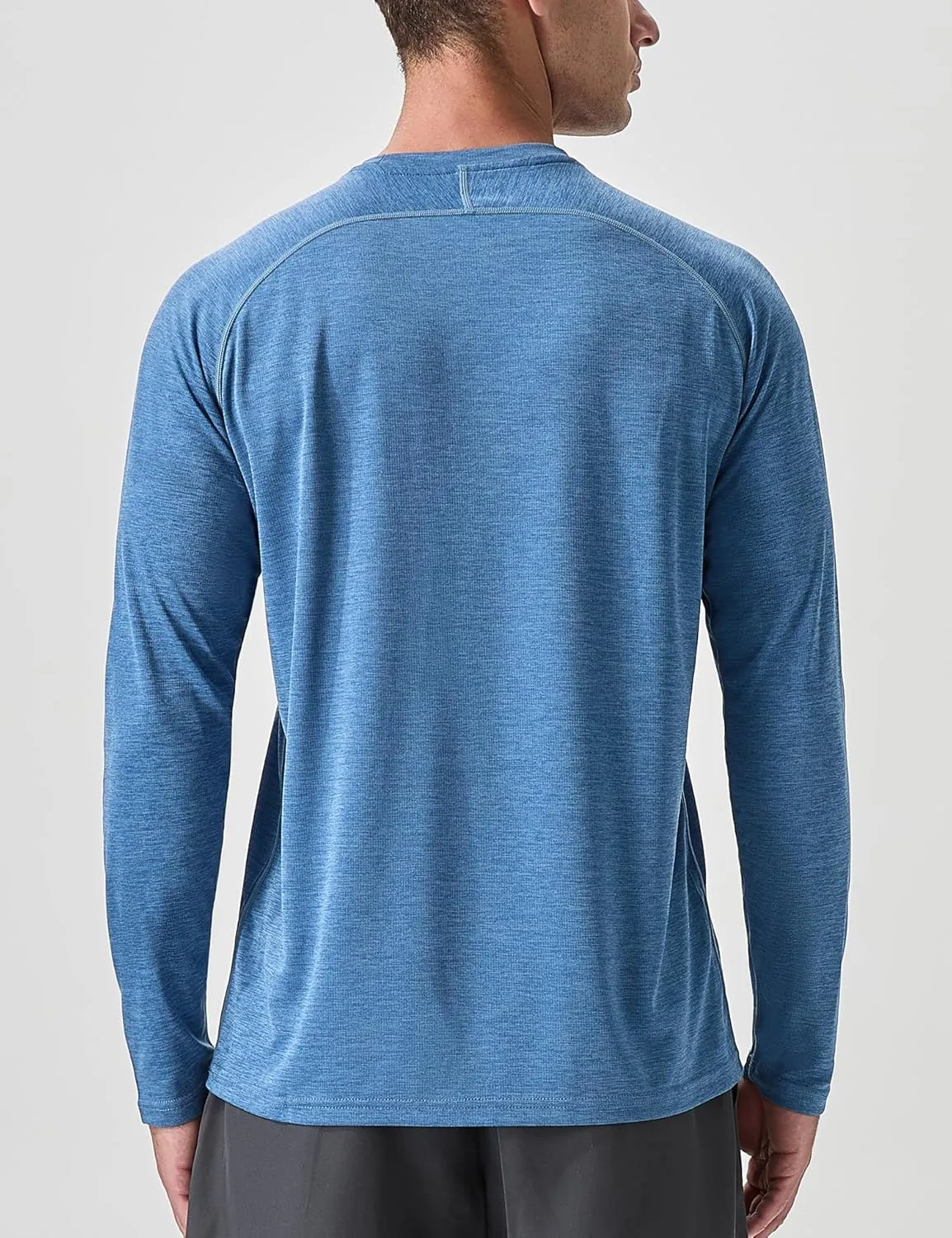 Men's Active Casual Long Sleeve Shirts Lightweight Dry Fit Workout Running Athletic Comfortable T-Shirts