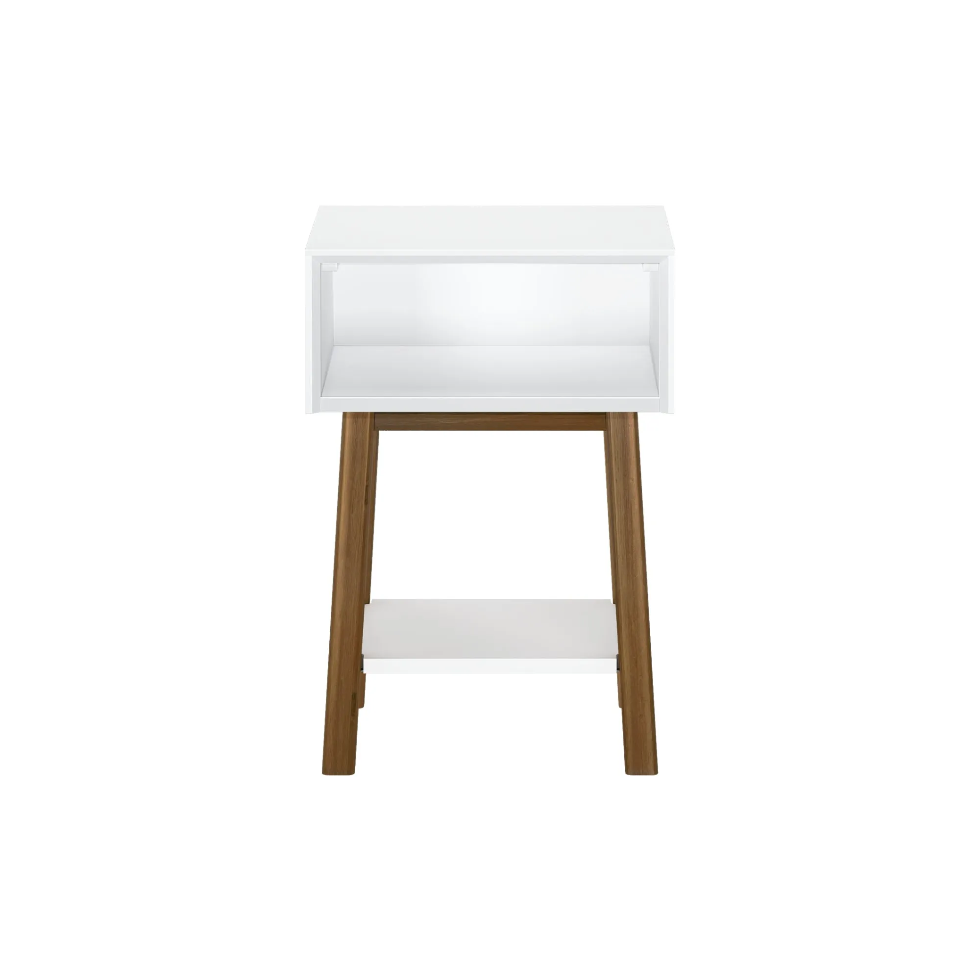 Mid-Century Modern Cubby Nightstand