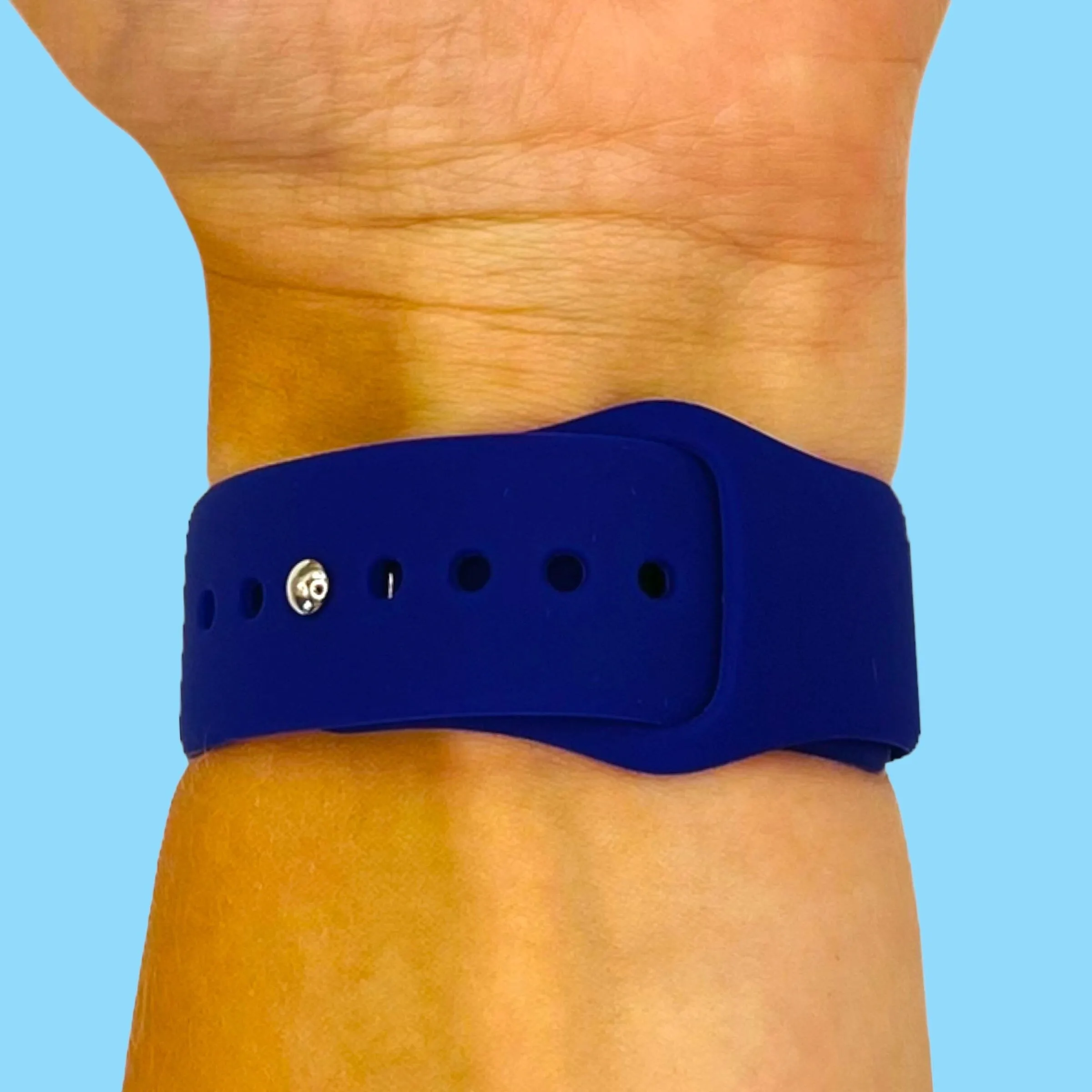 Silicone Button Style Watch Straps Compatible with Huawei Watch Fit 2