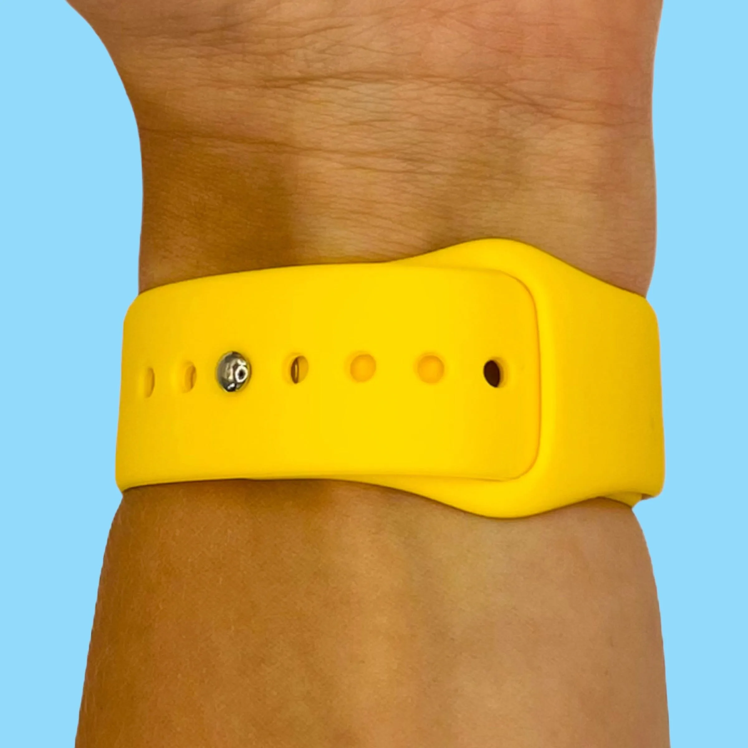 Silicone Button Style Watch Straps Compatible with Huawei Watch Fit 2