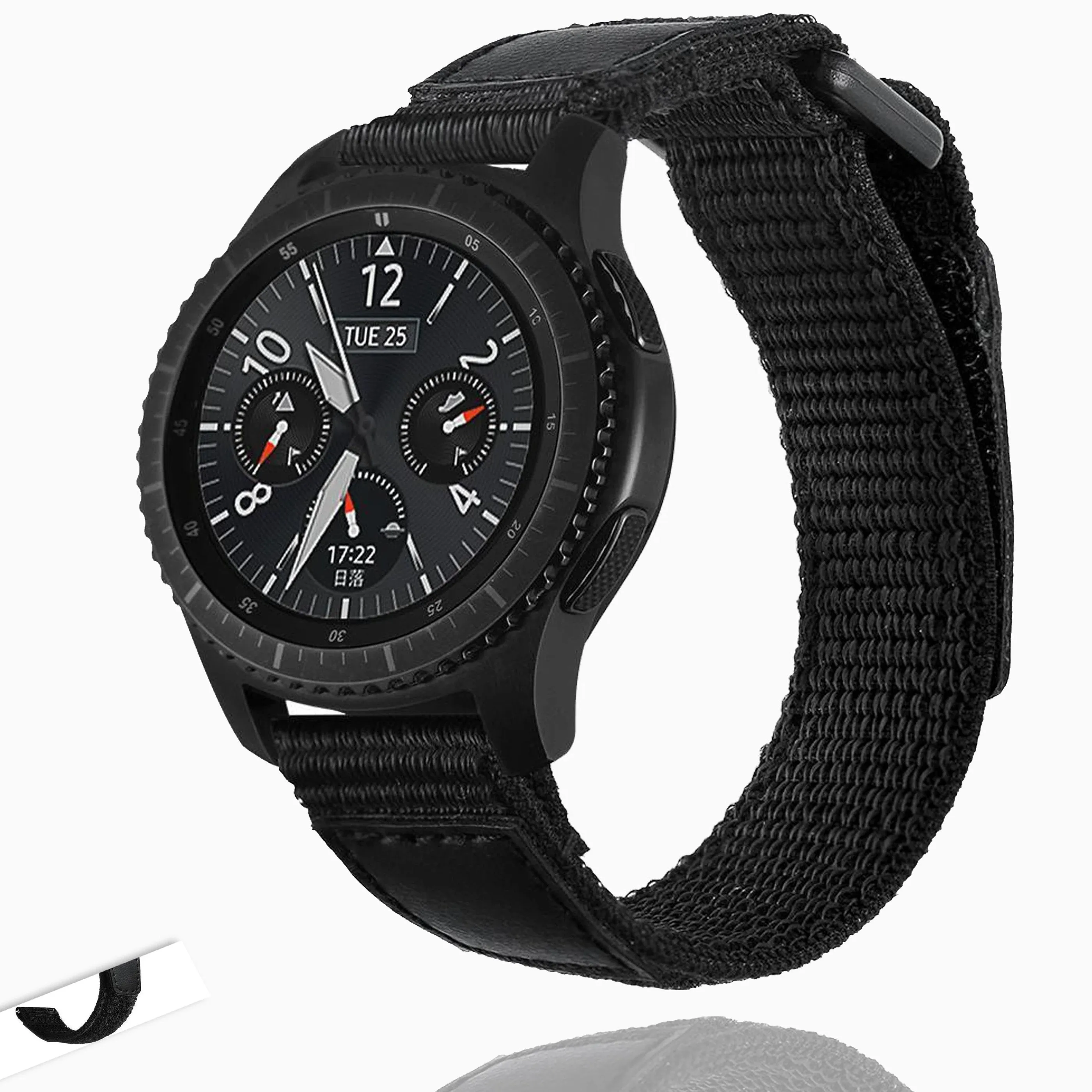 Sport Nylon watch strap For Samsung Gear S3 frontier/classic galaxy watch 46mm  22mm watch band bracelet S3|Watchband
