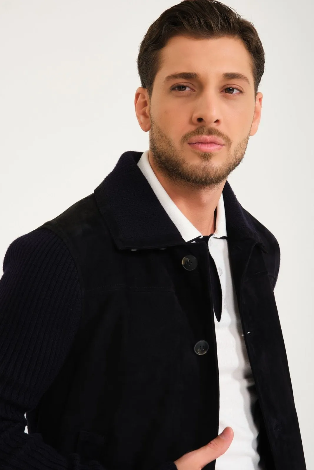 Vanguard Suede and Wool Jacket