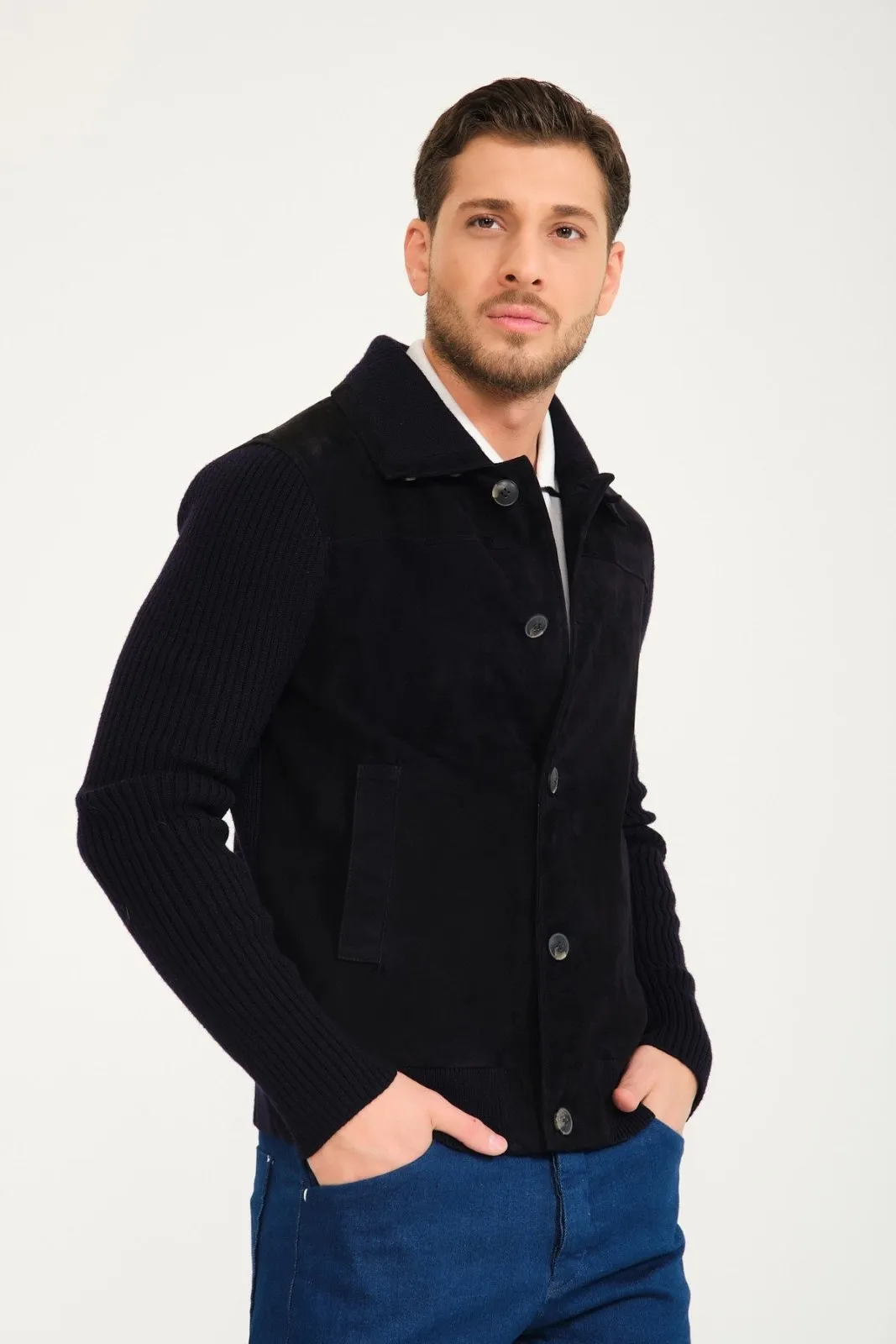 Vanguard Suede and Wool Jacket