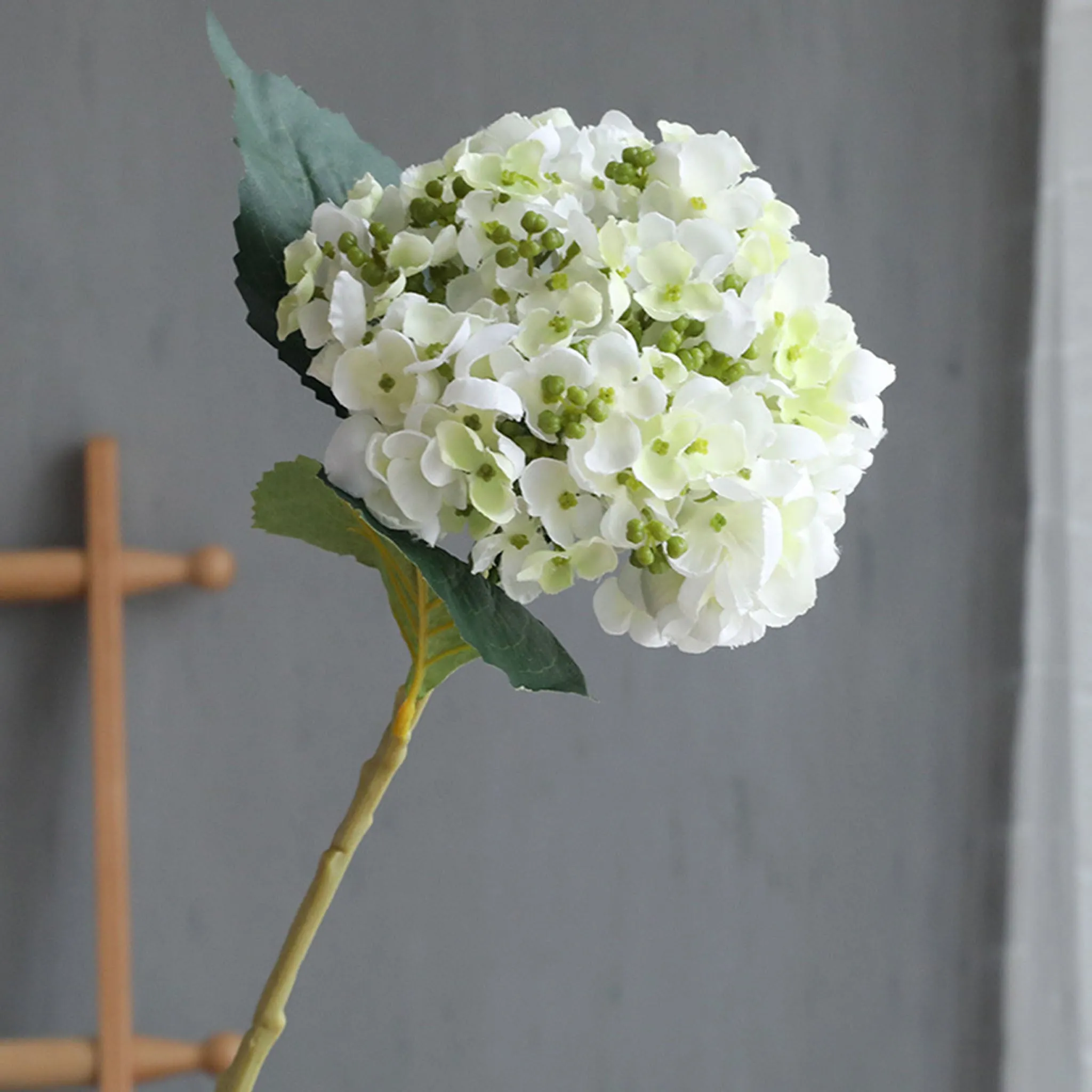 White Seeded Hydrangea Artificial Flowers
